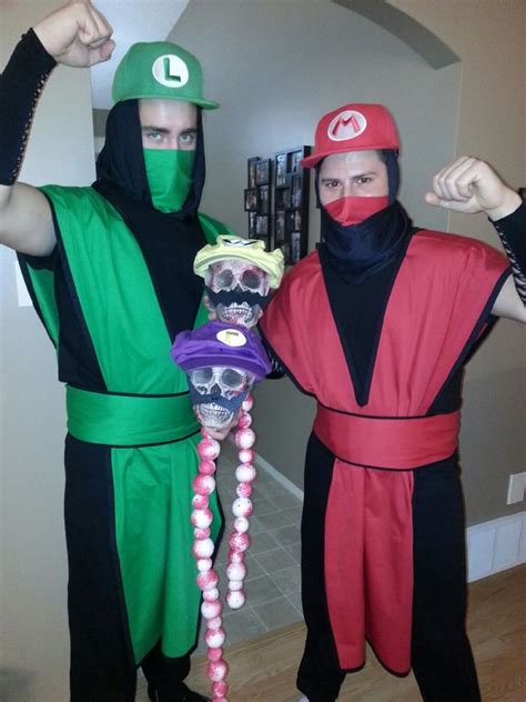 Mortal Kombat Mario And Lugi Halloween Mashup Costumes Popsugar