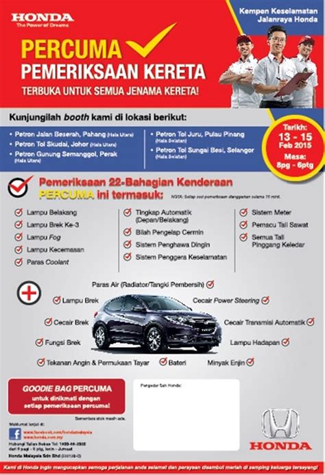 Posted by raisah71 at 19:57. KEMPEN KESELAMATAN JALAN RAYA HONDA | Mekanika