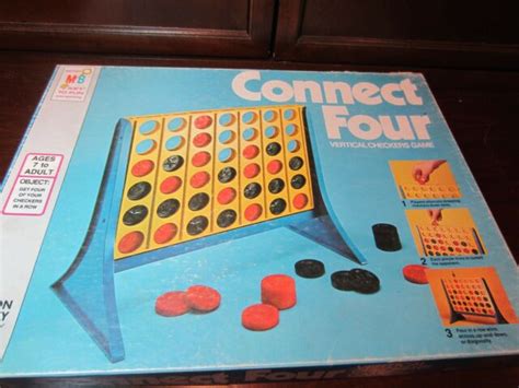 Vintage Milton Bradley 4430 Connect Four Game Complete Ebay