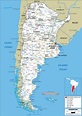 Large size Road Map of Argentina - Worldometer