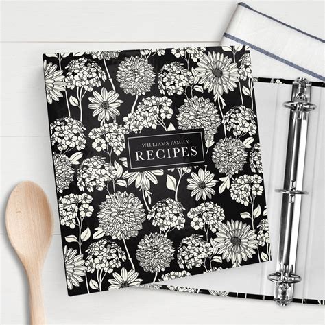 Personalized Recipe Card Binder All Information About Healthy Recipes