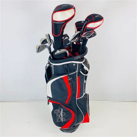Cougar Powercat Left Handed Golf Clubs Hybrid Series Set Pre Owned Ebay