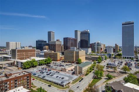 Downtown Tulsa Views Skyline Tulsa Oklahoma San Francisco Skyline