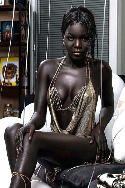 meet the beautiful sudanese model nicknamed the “queen of the dark” black beauty women