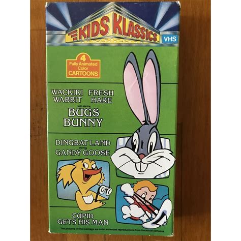 Bugs Bunny Vhs 1994 Color Cartoons Clamshell Ruby Lane Ph