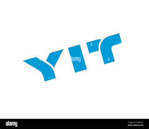 Yit Rotated Logo White Background Stock Photo Alamy