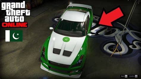 Gta 5 Online How To Modify And Add Pakistani Flags On Cars
