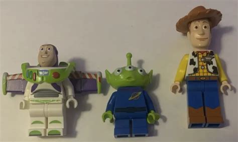 Lego Toy Story Woody Buzz Lightyear Alien Minifigure Lot Euc Disney Pixar Look Picclick