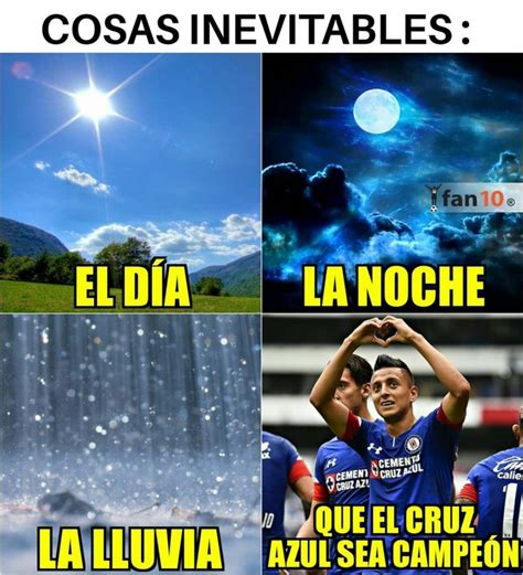 Pues en la después de esta nueva decepción para el cruz azul los memes no se hicieron esperar y las redes sociales explotaron, llamandola la mayor. Los mejores memes de Cruz Azul, líder de Liga MX en 2020 ...