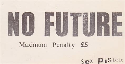 Sex Pistols 1977 No Future Handbill