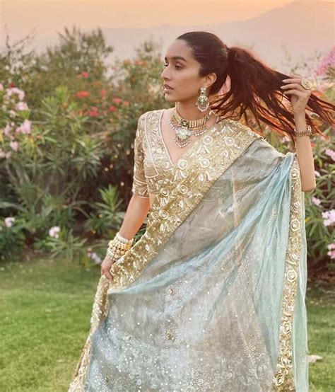 Shraddha Kapoor Is A Vision In Gold At Cousin Priyaank Sharmas Wedding