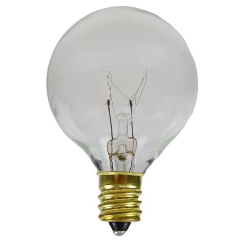 Clear Candelabra Base Replacement Light Bulbs 25 Pack