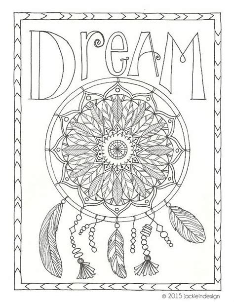 Free coloring pages printables a girl and a glue gun. Dream - Coloring Page - PDF - Instant Download | Dream ...