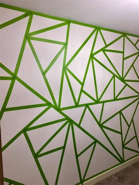 50 Geometric Wall Design With Painters Tape Trends This Is Edit