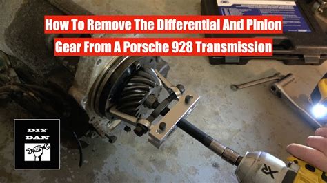 Porsche 928 How To Remove The Differential And Pinion Gear Youtube