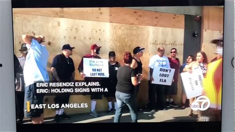 East Los Angeles Residents Protect Whittier Blvd Businesses Against Looting After Nike Store