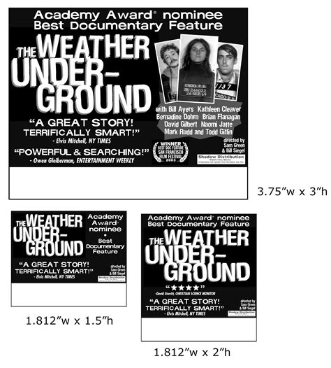 Weather Underground Publicity