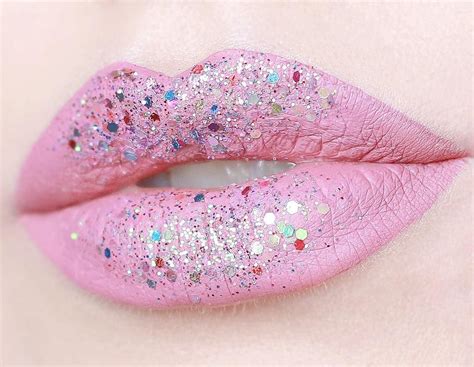 9 Ways To Rock Glitter Lips Just In Time For Festival Season Pink