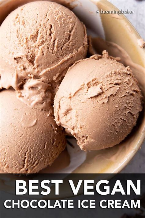 Best Vegan Chocolate Ice Cream Recipe Vegan Chocolate Ice Cream Recipe Dairy Free Ice Cream