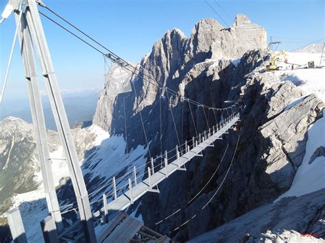 Glass Platform Opens On Dachstein Glacier Near Schladming Austria Der