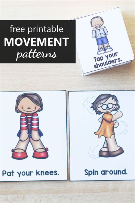 Movement Patterns Freebie Fantastic Fun And Learning Body Preschool