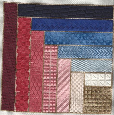 Unusual Stitch in Free Needlepoint Sampler