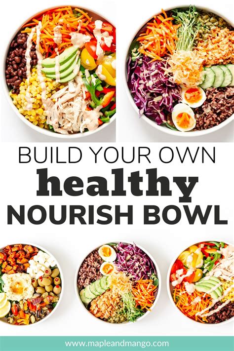 Build Your Own Healthy Nourish Bowl Maple Mango Recipe Healthy