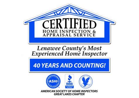 Certified Home Inspection And Appraisal Service Better Business Bureau® Profile