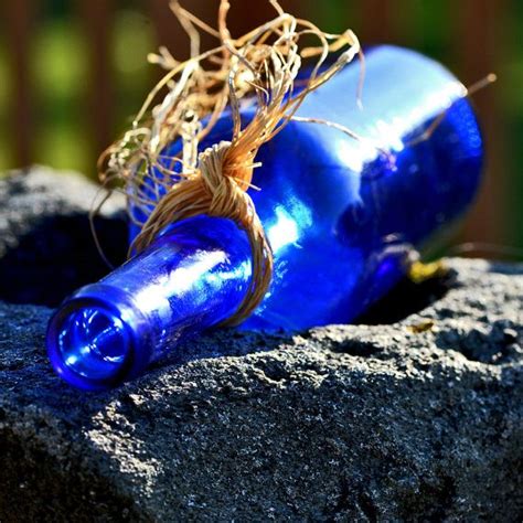 Cobalt Blue Bottle Home Decor Collectibles P3 5 L Blue