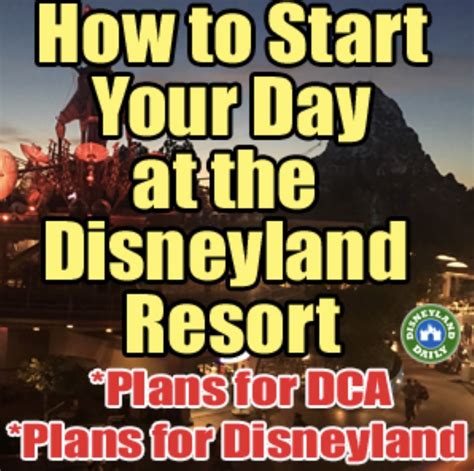 How to Start Your Day at the Disneyland Resort | Disneyland Daily | Disneyland, Disneyland ...