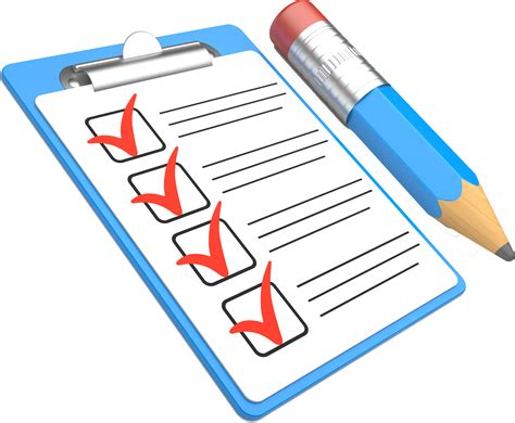 Checklist Image Png Png Image Collection