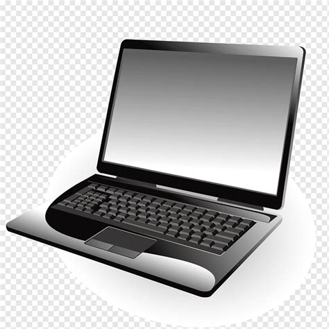 Ikon Laptop Laptop Hitam Elektronik Rambut Hitam Netbook Png PNGWing