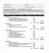 Sample Employee Review Form Photos