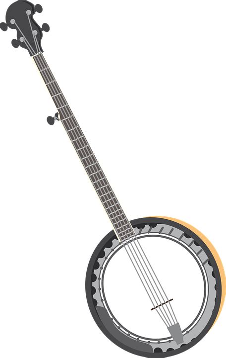 Banjo Bluegrass Music Free Vector Graphic On Pixabay