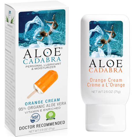 Personal Lubricant Orange Cream Flavored Natural Lube For Sex Oral