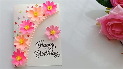 Maybe you would like to learn more about one of these? Beautiful Handmade Birthday card//Birthday card idea ...