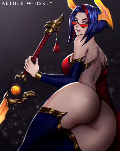 Lunar Beast Fiora Aether Whiskey League Of Hentai