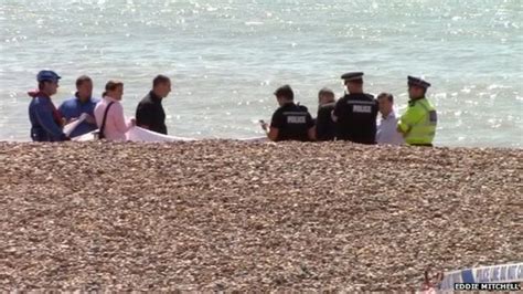 Brighton Beach Cordoned Off After Body Found Bbc News