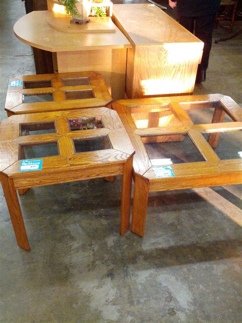 Metallic profiles and a nice piece of wood is all that is required. Coffee & End Table - $20-40 - Matching Set | End tables ...