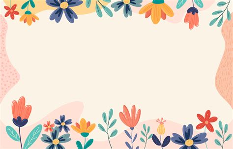 Cute Floral Background Vector Art At Vecteezy