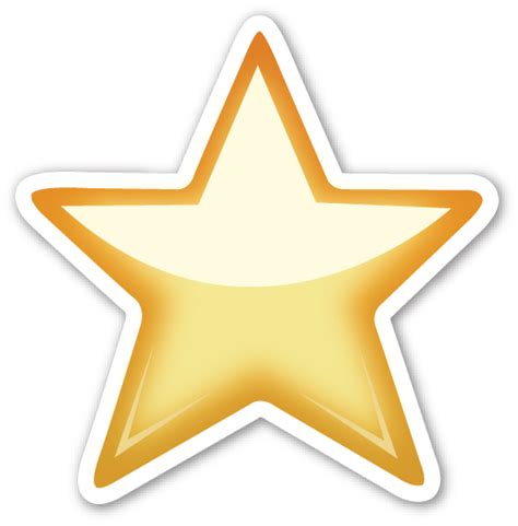 White Medium Star Emojis Dibujos Emojis De Iphone Emojis