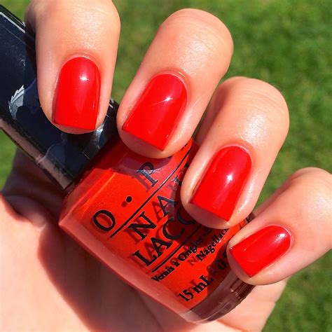 Nails Always Polished Opi Race Red