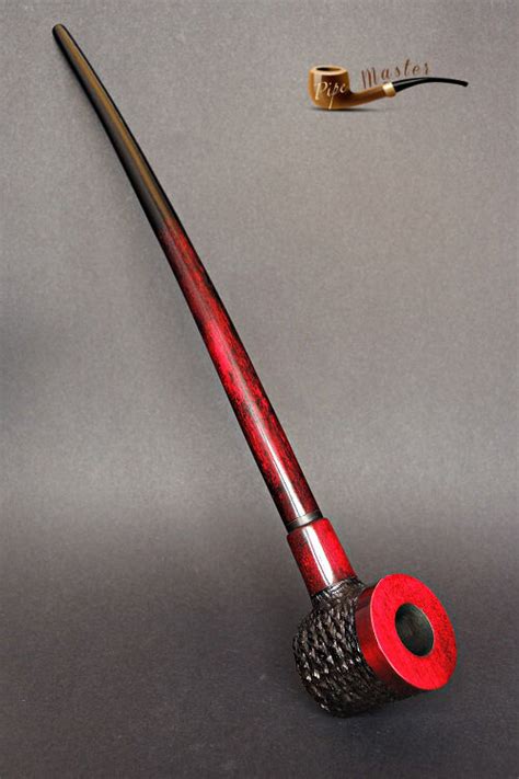 wooden tobacco smoking pipe lotr gandalf hobbit 85 churchwarden 14 red rustic ebay