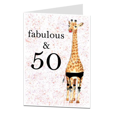There have been quite a few challenges that i have wanted to participate in lately but sadly, there's never enough time to do all the ones i'd like to. 50th Birthday Card | Fabulous & 50 For Women | LimaLima.co.uk