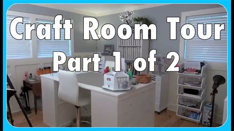 Craft Room Tour Part 1 Of 2 Youtube