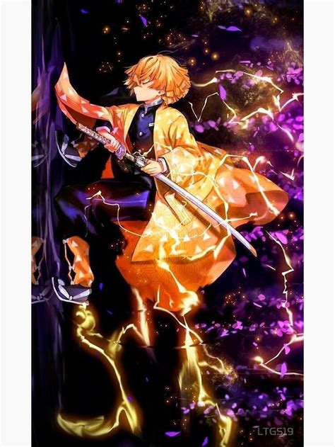 Zenitsu Agatsuma Poster By Ltgs19 In 2021 Slayer Anime Anime Anime