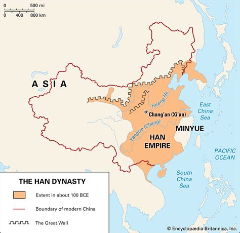 Han dynasty | Definition, Map, Time Period, Achievements, & Facts