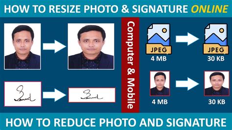 How To Resize Photo Signature Online How To Reduce Photo And