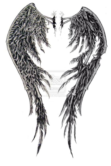 Angel Wing Tattoo Designs Free Broken Wings Tattoo Angel Wings Tattoo