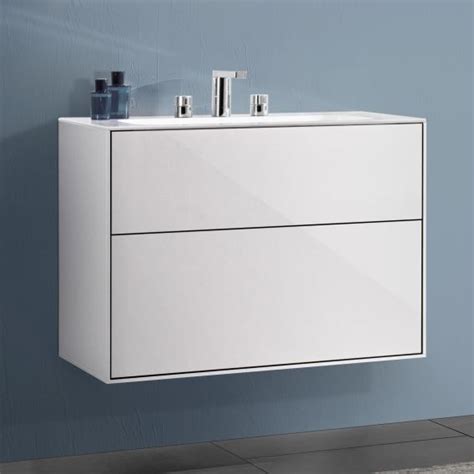 Villeroy And Boch Finion Vanity Unit With 2 Pull Out Compartments Front